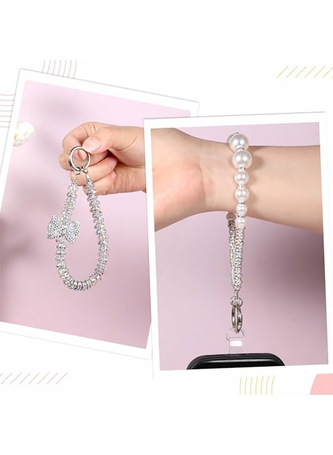 Quantum 2 PCS Bowknot Phone Chain, Cellphone Chain Lanyard, for Keys Bow keychain Wristlet Cell Phone Lanyards - Image 5