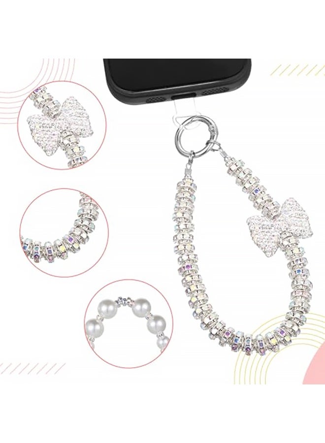 Quantum 2 PCS Bowknot Phone Chain, Cellphone Chain Lanyard, for Keys Bow keychain Wristlet Cell Phone Lanyards - Image 4