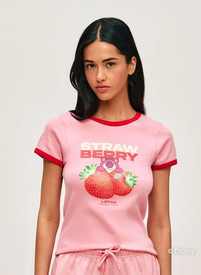 Undiz Lotso jersey T-shirt with strawberry pattern