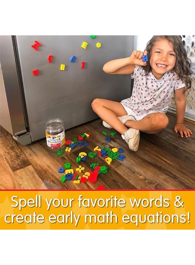 The Learning Journey: Magnetic Letters and Numbers for Toddlers - ABC 123 Alphabet Toy Magnets - 80-Piece Fridge Magnets for Kids and Toddlers - Toys & Gifts for Boys & Girls Ages 3 Years and Up - Image 4