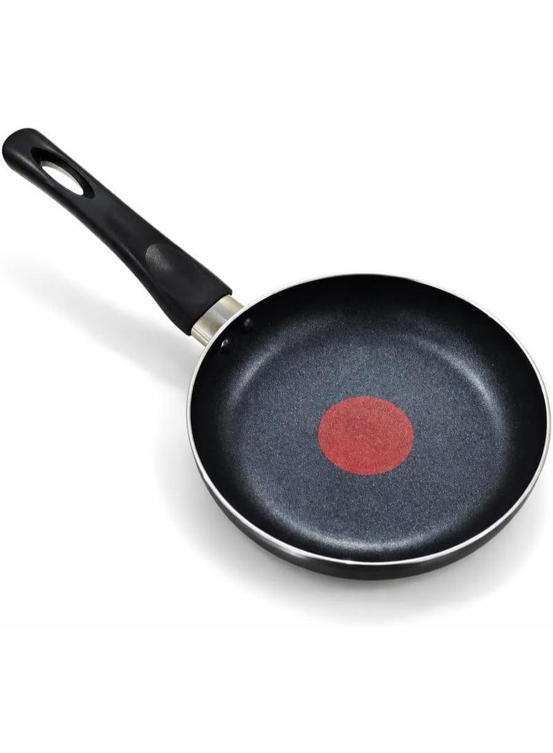 Master Gold Non-stick frying pan with heat indicator and durable, high-quality coating | Compatible with gas, electric, and ceramic hobs. Features a practical and comfortable handle. Kitchen frying pan with a heat-distributing base. - Image 1