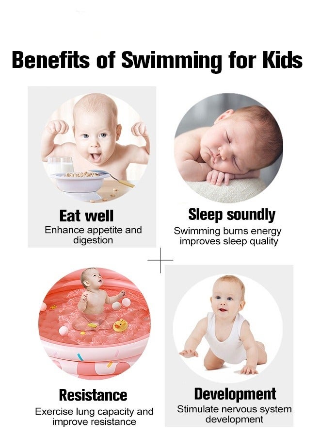 ميكسد نفخ صندوق فقاعة أسفل وسادة حمام سباحة ، حمام سباحة للأطفال جولة سميكة ، نفخ حوض استحمام الطفل ، ودائمة متعددة الوظائف نفخ حوض سباحة ، حمام سباحة الأسرة الترفيهية - Image 4