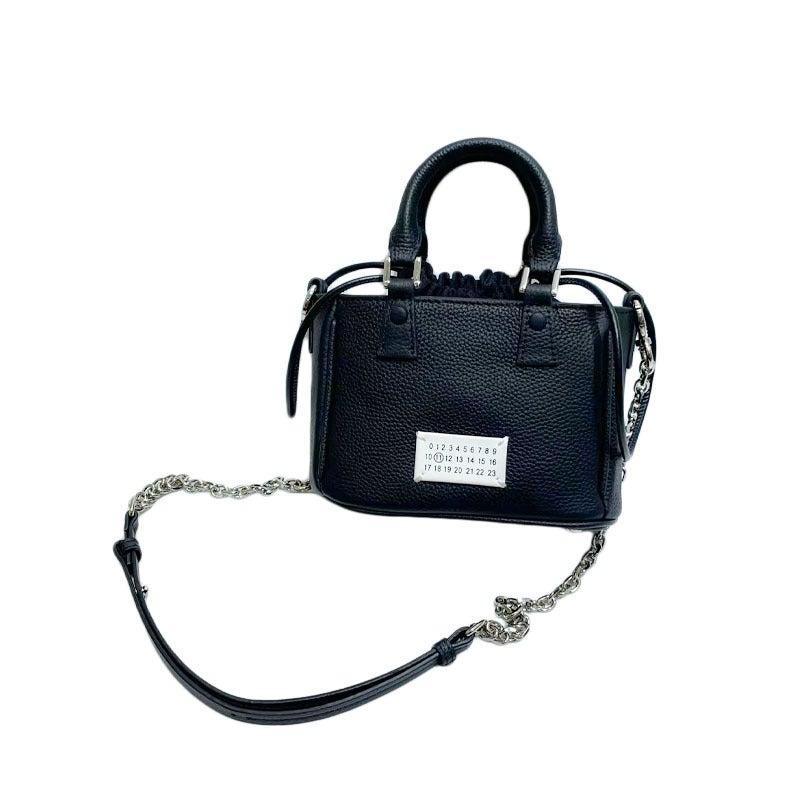 2024 New Arrival Spring and Summer Fashionable All-Match Top-Layer Calfskin Crossbody Single-Shoulder Portable Digital Drawstring Small Square Bag - Image 1