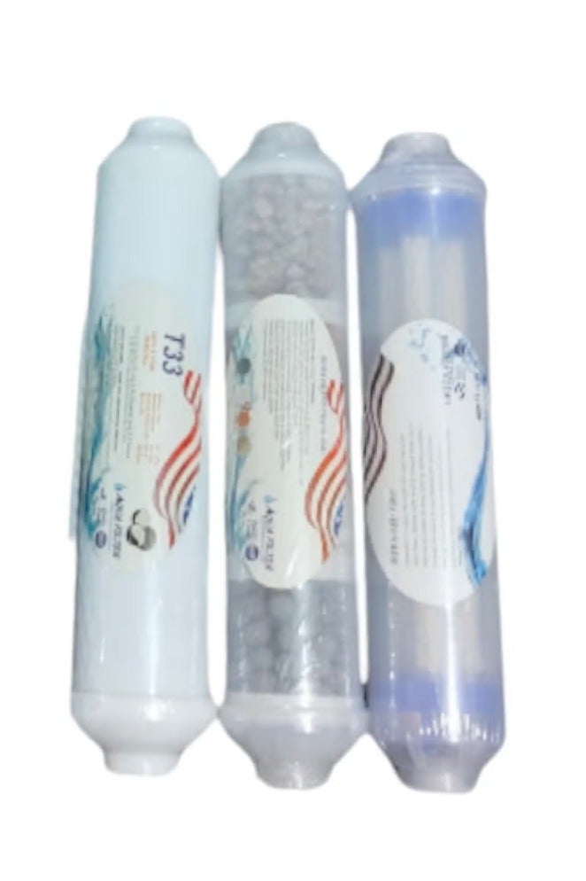 Aqua water filter wax, water mark filter, stages 5+6+7