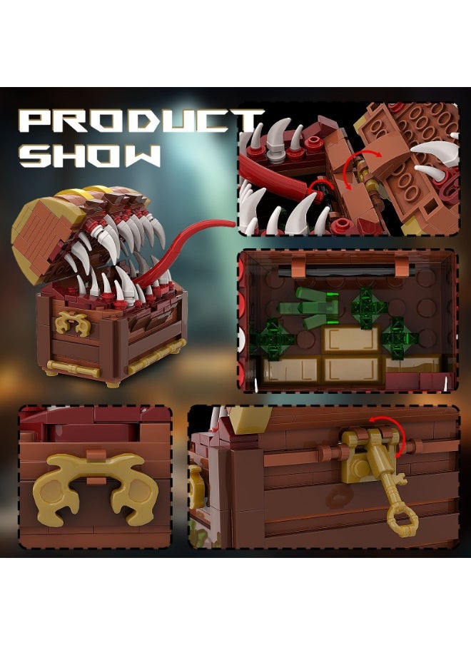 General Creative game Treasure Chest Monster Building Blocks compatible with Lego Treasure Chest Monster Building blocks toy MOC Dungeons & Dragons  - Image 3