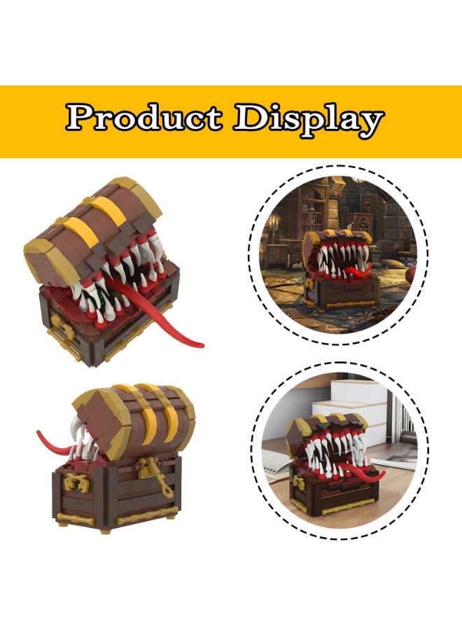 General Creative game Treasure Chest Monster Building Blocks compatible with Lego Treasure Chest Monster Building blocks toy MOC Dungeons & Dragons  - Image 2