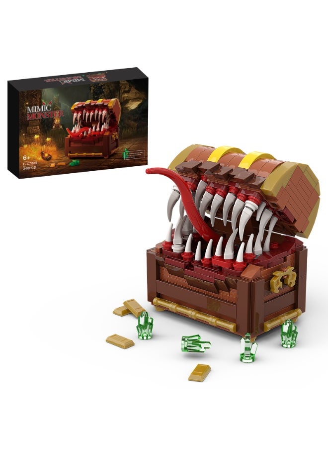 General Creative game Treasure Chest Monster Building Blocks compatible with Lego Treasure Chest Monster Building blocks toy MOC Dungeons & Dragons  - Image 1