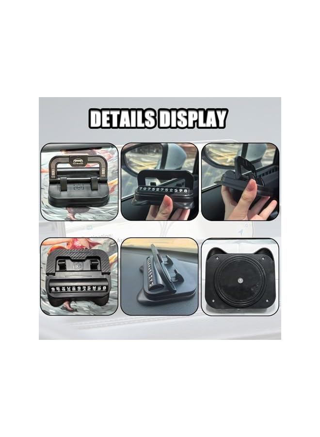 S-TOP Car Phone Holder Dashboard Mount with Suction Cup, 360° Rotating Phone Stand, Adjustable Portrait & Landscape Angle, Non-Slip Silicone Base, for iPhone Android Smartphones (Black) - Image 3