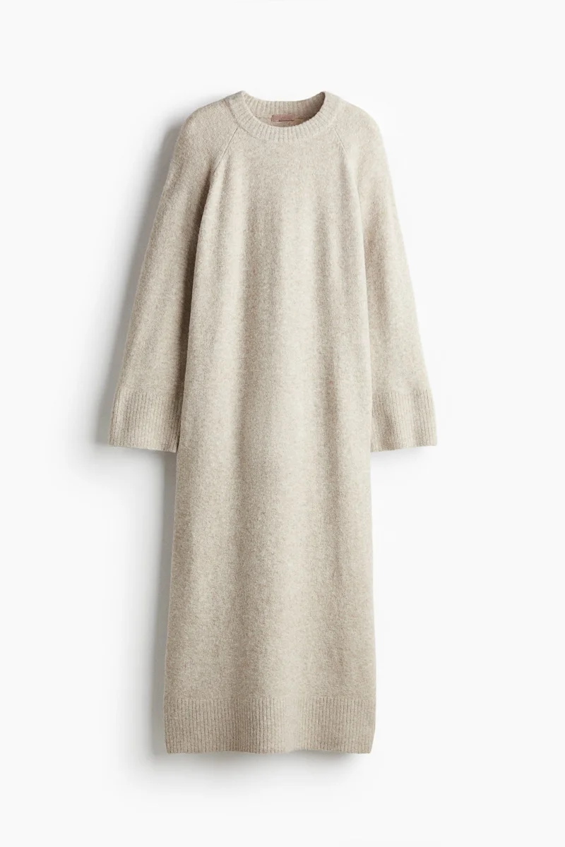 H&M Knitted maxi dress