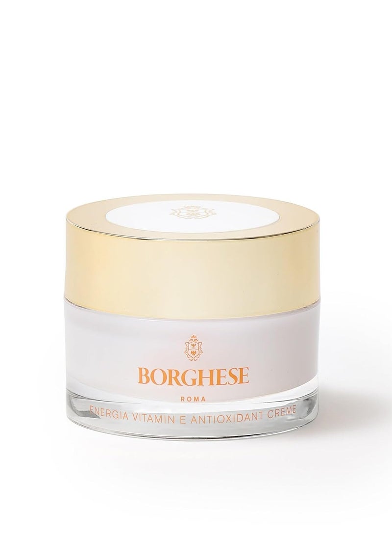 Borghese Borghese ENERGIA Vitamin E Antioxidant Crème - Gel-Cream Anti-Aging Moisturizer for Fine Lines, Wrinkles, & Tone with Glutathione, for All Skin Types  - Image 3