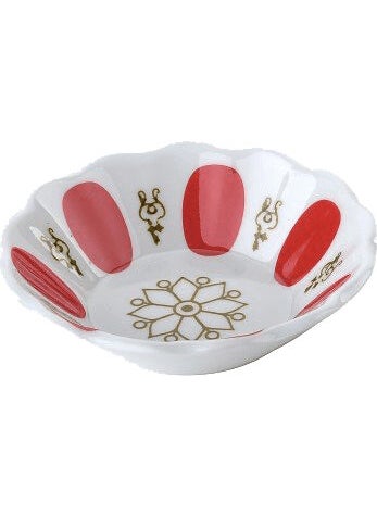 Mbk Ambalaj Melamine Red Tea Plate (Pack of 12) 