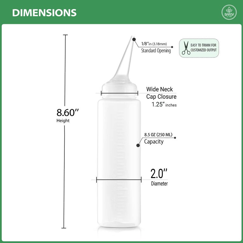 Bar5F Applicator Bottle with Angled Tip 8.5 ounce (Pack of 3) - Image 4