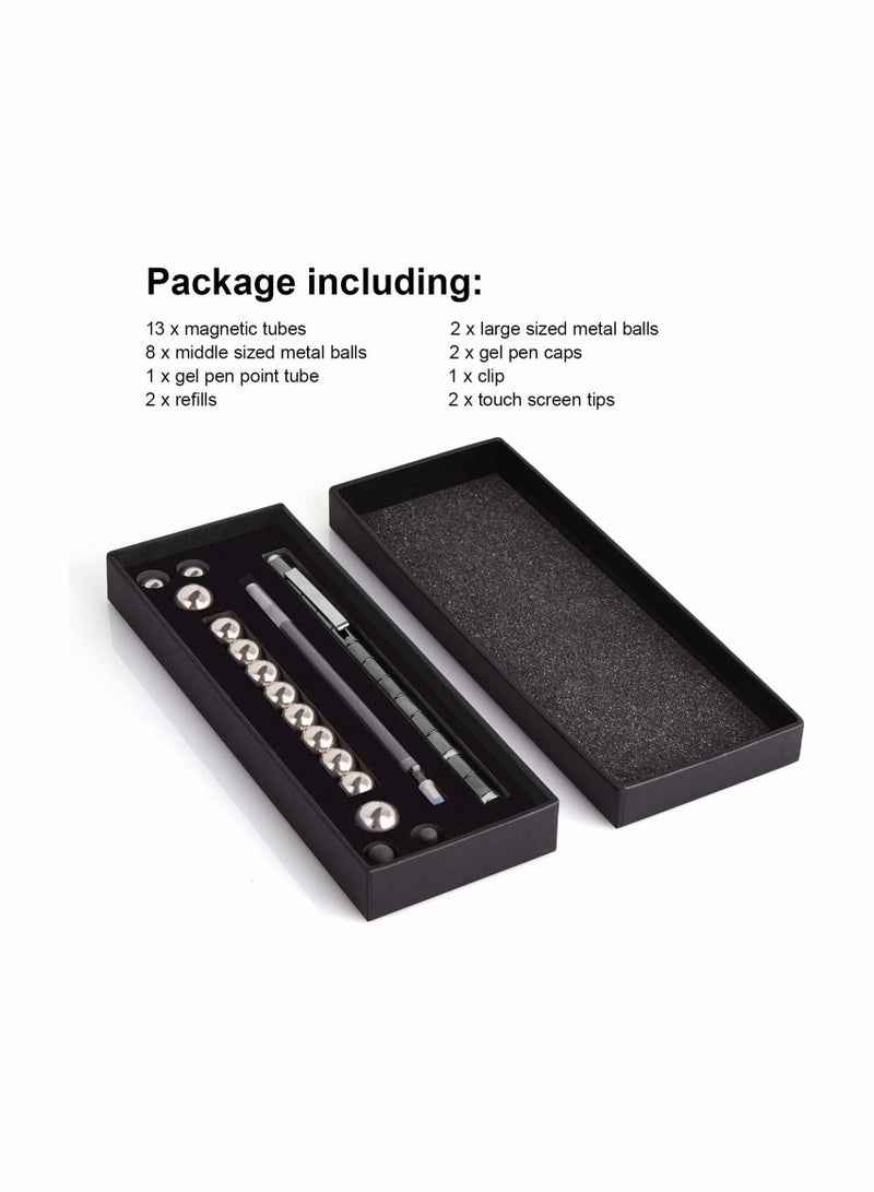 Toy Pen, Decompression Magnetic Metal Pen, Multifunction Writing Magnet Ballpoint Pen, Gift for Kids or Friends - Image 5