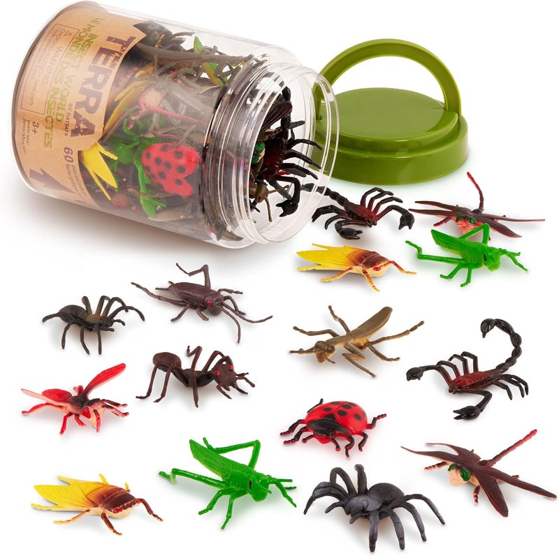 Terra by Battat Insect World In Tub Playset (60 pcs) - Image 1