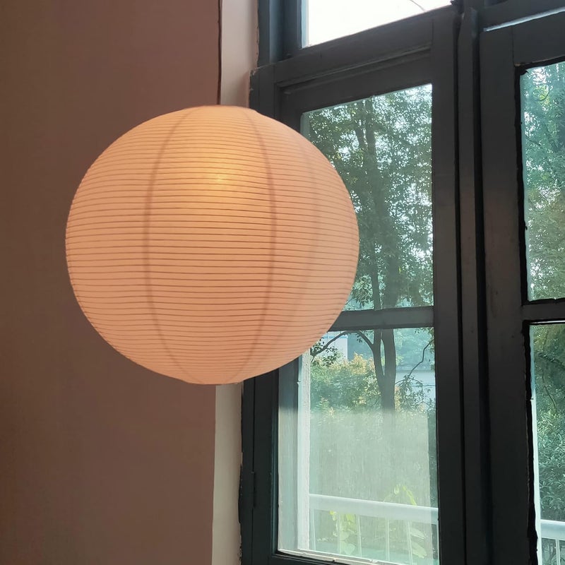 Japanese-style Noguchi paper art ball chandelier living room restaurant cafe B & B clothing store decoration Internet celebrity lampshade - Image 2