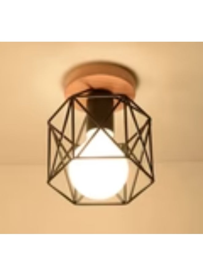 أضف لمسة عصرية إلى الردهة أو المدخل الخاص بك مع ضوء السقف الهندسي هذا. - Image 1