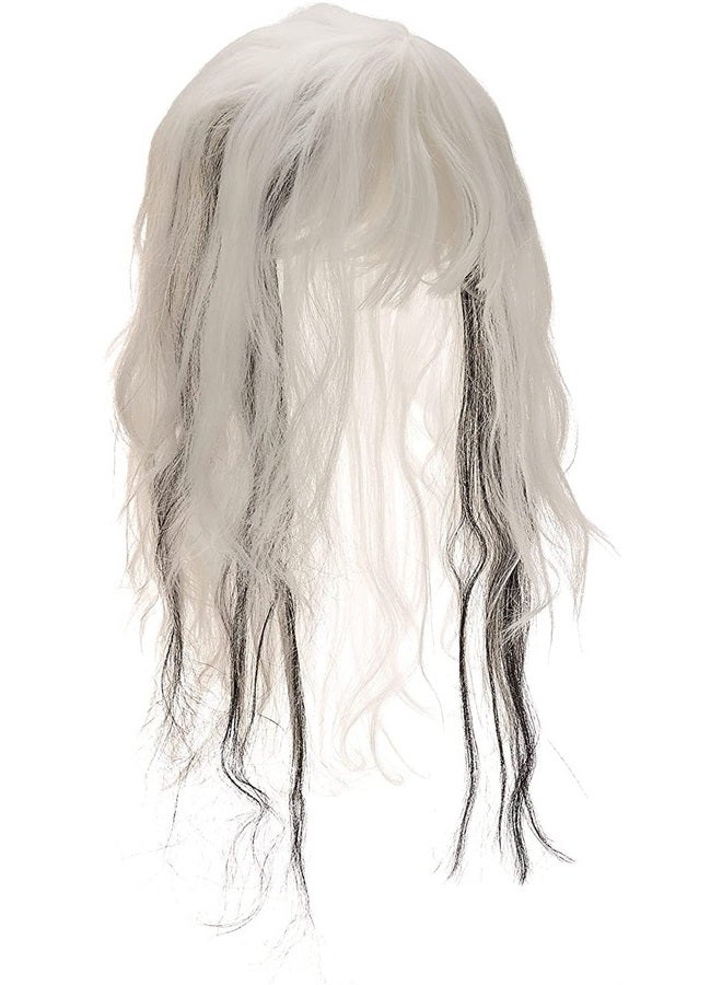 Forum Novelties womens Black Streaked Phantom Costume Wig, White, One Size US - Image 3