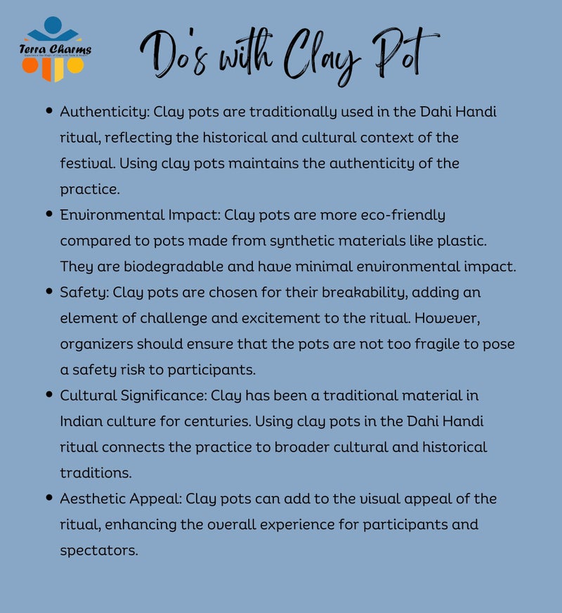 Terra Charms Clay Pot forServing & Cooking PurposeRogan Gosht MuttonBowl Clay Handi for Kitchen, Safe, Lightweight & Durable Clay Dahi Handi, Brown Colour 1LTR (Pack of 1) - Image 4