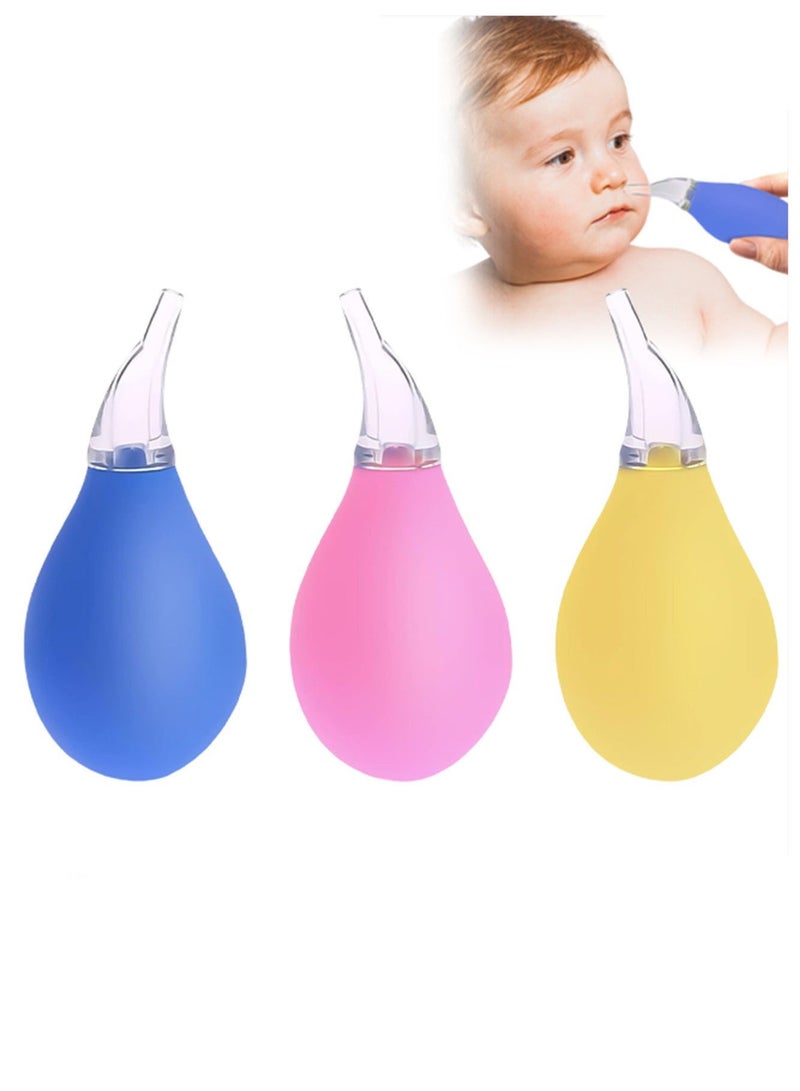 DURKU 3 Pack Newborn Baby Nose Sucker, Ear Cleaner Toddler Food, Baby Medicine Dispenser, Infant Congestion Relief, Nose Aspirator for Babies Nose, Wash Baby Snot Sucker - Image 1