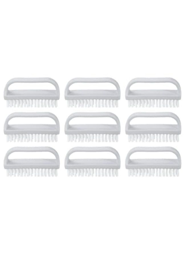 Superio Nail Brush for Cleaning Fingernails, Nail Scrubber Brush, Toe Foot Hands Fingernail Brush Cleaner- Small Scrub Brush- All-Purpose Stiff Cleaning Brush for Home, Kitchen, Work, (9) - Image 1