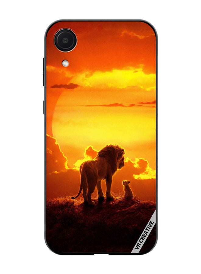 VR CREATIVE Protective Case Cover For Samsung Galaxy A03 Core The Lion King Design Multicolour - Image 1