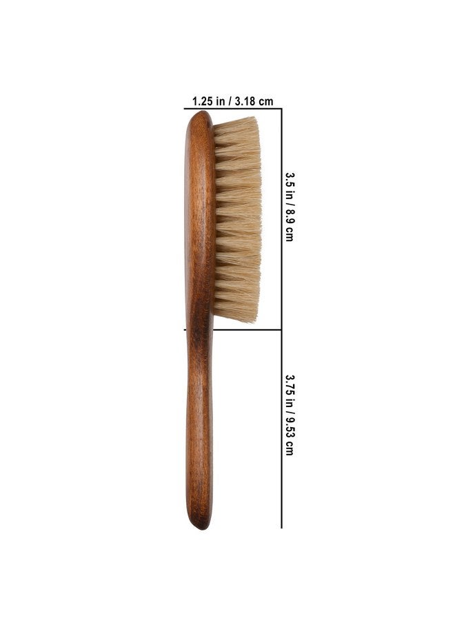 Redecker Natural Pig Bristle Cat Brush with Varnished Beechwood Handle, 7-1/4-Inches - Image 2