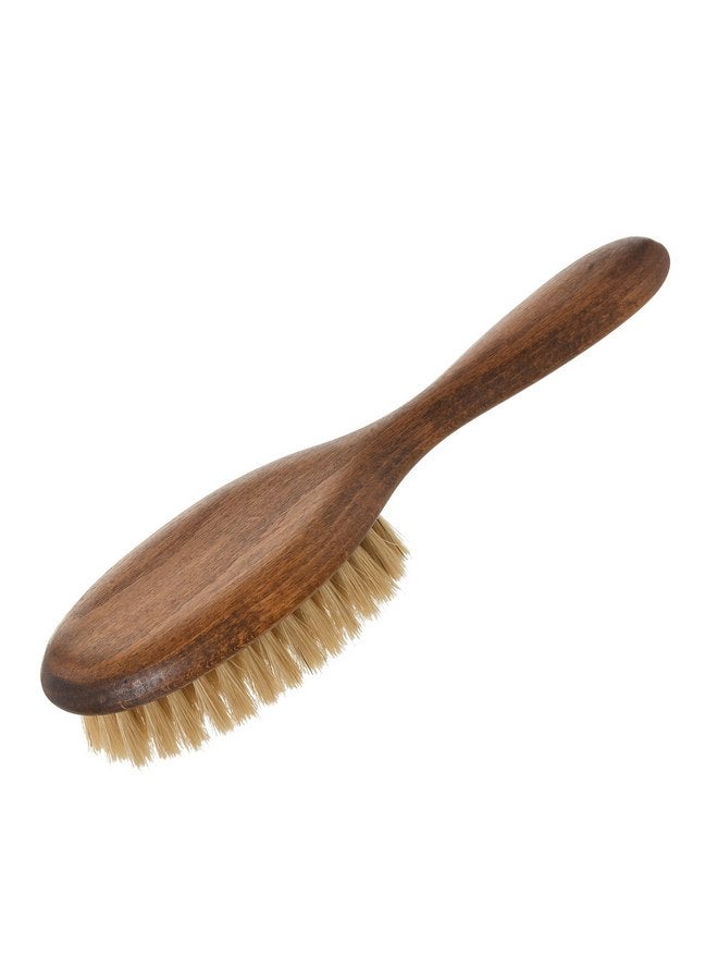 Redecker Natural Pig Bristle Cat Brush with Varnished Beechwood Handle, 7-1/4-Inches - Image 1