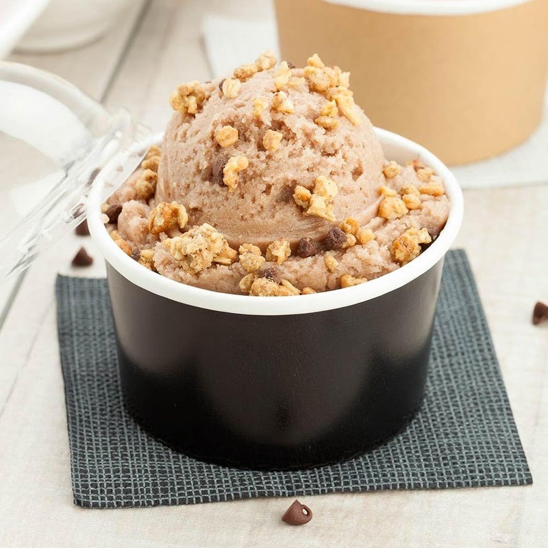 Restaurantware Coppetta 3 Ounce Paper Cups 50 Durable To Go Cups  Lids Sold Separately Disposable Black Paper Dessert Cups Freezable For Cafes And Restaurants  Restaurantware - Image 3