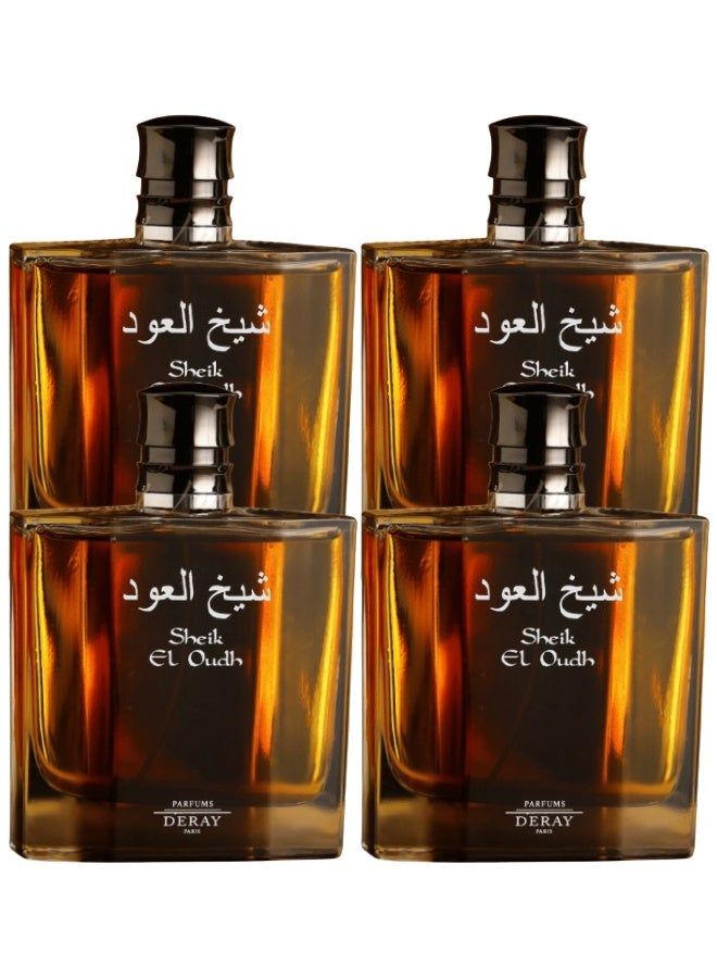 ديراي 4 قطع عطر شيخ العود 100مل - Image 1