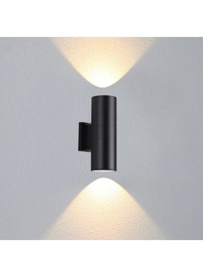 AFN Sleek modern wall-mounted light fixture with cylindrical design, dual-direction LED illumination for enhanced ambiance, ideal for indoor spaces like living rooms, hallways, or outdoor wall lighting setups - Image 1
