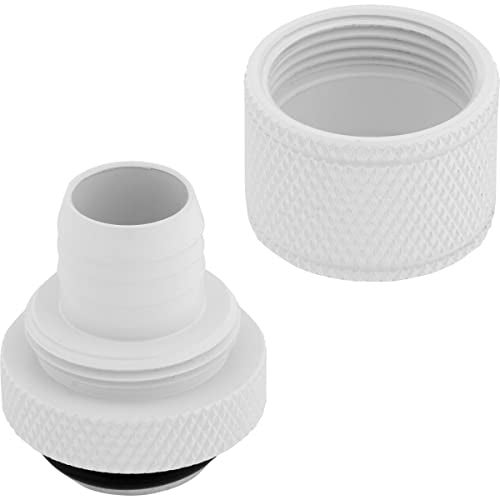 Corsair Hydro X Series XF Compression 10/13mm (3/8” / 1/2”) ID/OD Fitting Four Pack — White - Image 2