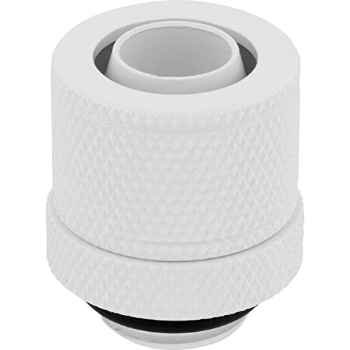 Corsair Hydro X Series XF Compression 10/13mm (3/8” / 1/2”) ID/OD Fitting Four Pack — White - Image 1