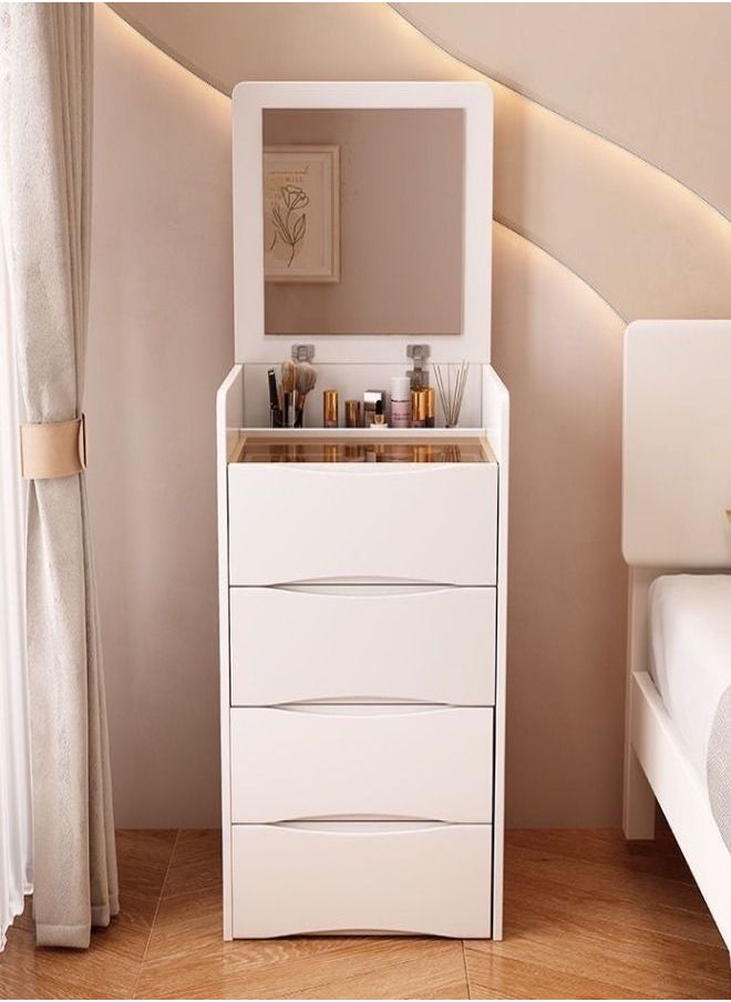 C&C Home Modern 3 in 1 Dresser Table with Mirror Vanity Lights and Drawers Storaage  - Image 1