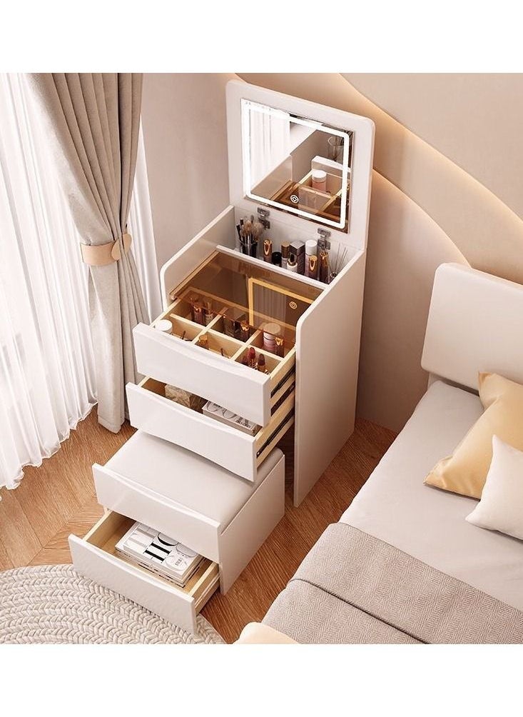 C&C Home Modern 3 in 1 Dresser Table with Mirror Vanity Lights and Drawers Storaage  - Image 3