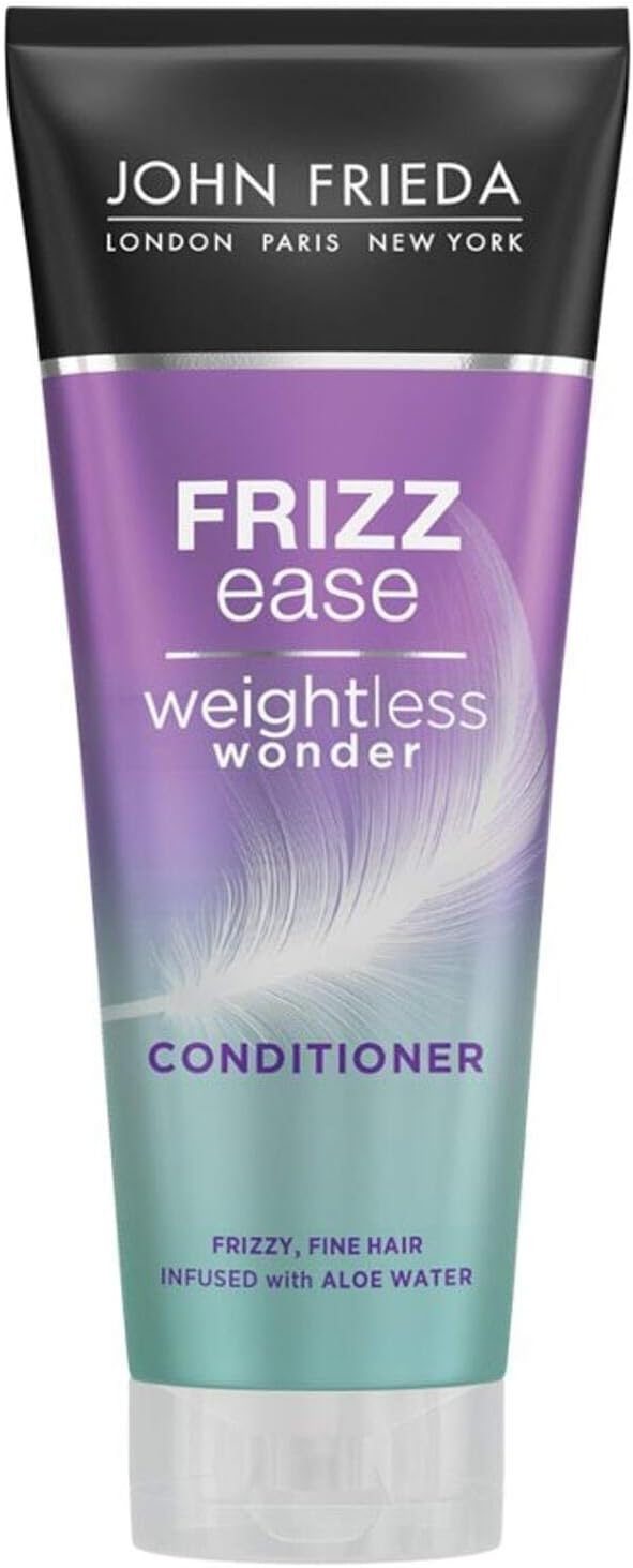 John Frieda Weightless Wonder Conditioner for Frizzy Fine Hair with Aloe Water 250ml Lightweight Conditioner for Fine Frizzy Dry Hair