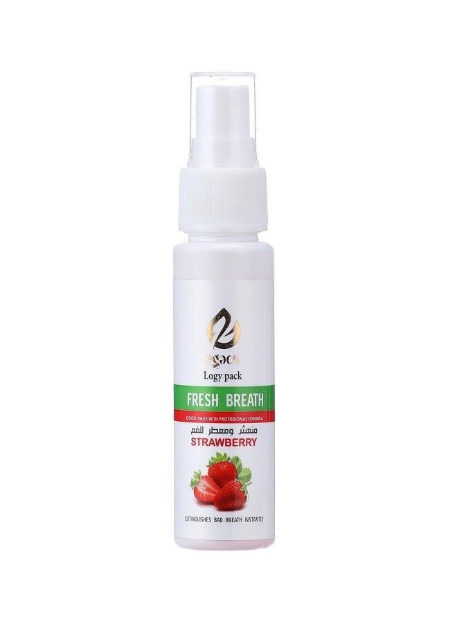 Egacs Cosmetics - Fresh Breath Spray Strawberry 30ml - Image 1