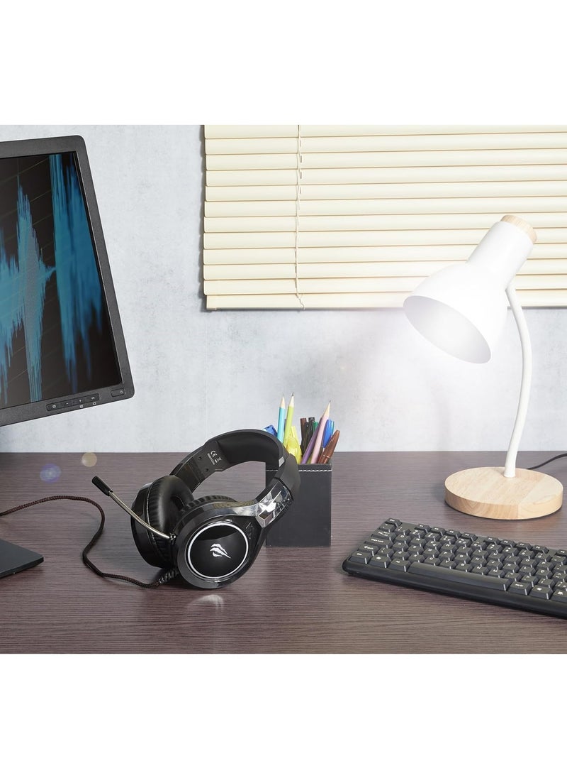 havit Havit H2232d Over Ear Wired Gaming Headset with Boom Microphone & RGB LED for PC, Laptop, PS4, Xbox, Switch  - Image 4