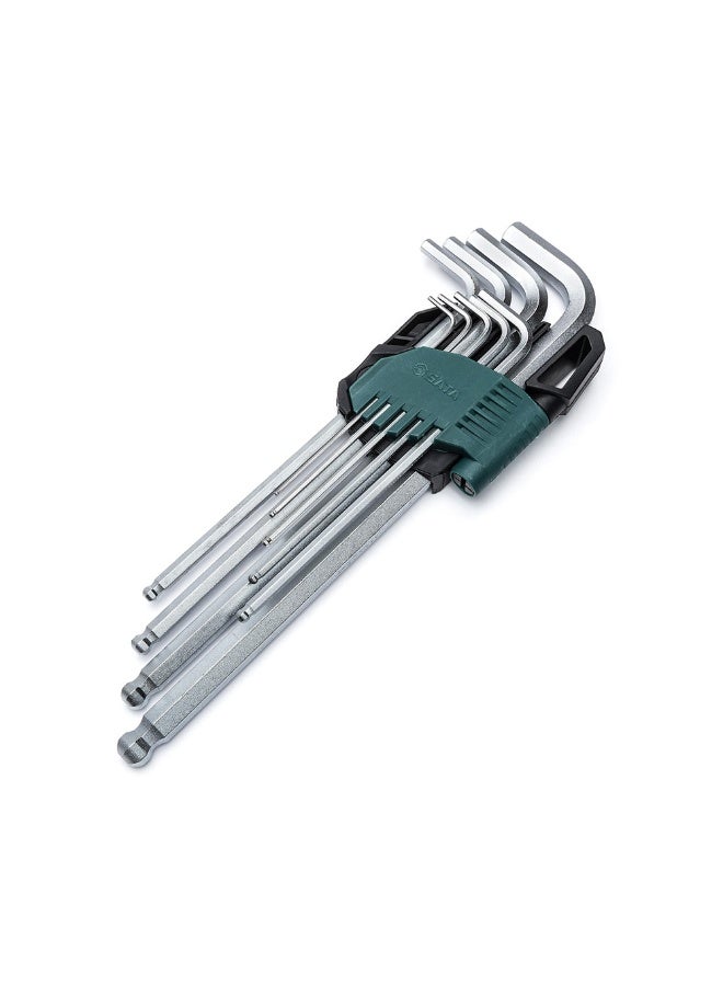 Sata SATA ST09101ASJ 9-Piece Metric Extra Long Ball Point Hex Key Set - Image 1