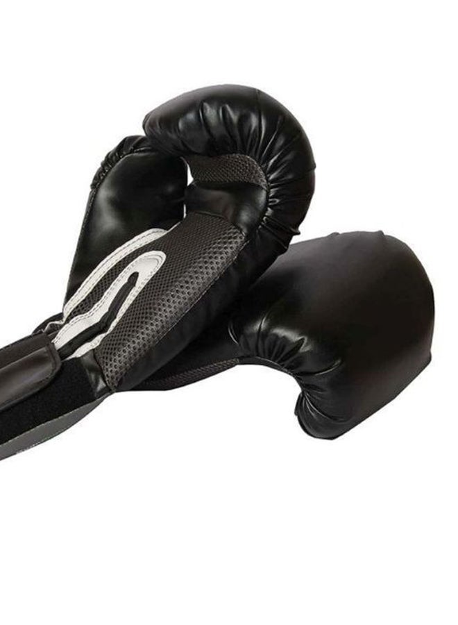 EVERLAST Pair Of Full Finger Professional Boxing Gloves Black/White 550grams 550grams - Image 2
