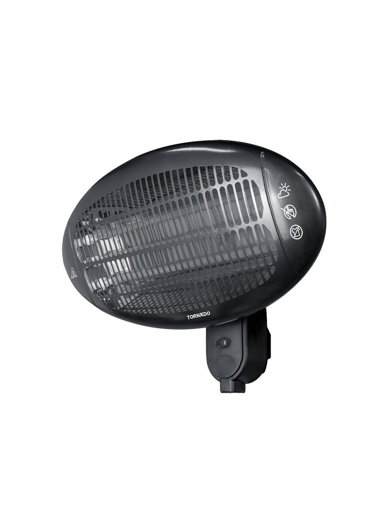 تورنيدو دفاية هالوجين تورنيدو حائطي 2000 وات أسود THH-2000W  - Image 3