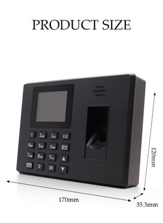 Intelligent Biometric Fingerprint Password Attendance Machine, Employee Sign-In Recorder, Clock-In Machine, Employee Intelligent Fingerprint Sign-In Reporting Machine, Attendance Clock - view 2