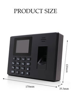 DUNISO Intelligent Biometric Fingerprint Password Attendance Machine, Employee Sign-In Recorder, Clock-In Machine, Employee Intelligent Fingerprint Sign-In Reporting Machine, Attendance Clock  - Image 3