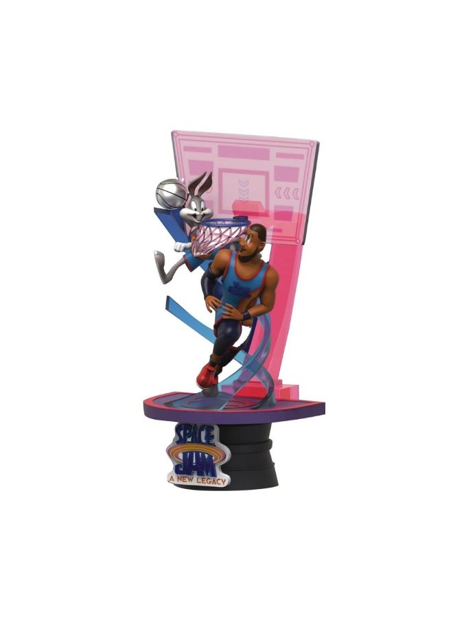 BEAST KINGDOM Space Jam : A New Legacy-Bugs Bunny & Lebron James Diorama Stage by Beast Kingdom (Diorama Stage- 069) 
