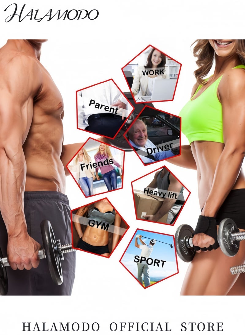 هالامودو مشد خصر نسائي مع 3 أحزمة للتحكم في البطن وتشكيل الخصر وحزام بطن نحيف من النيوبرين للتمرين - Image 5