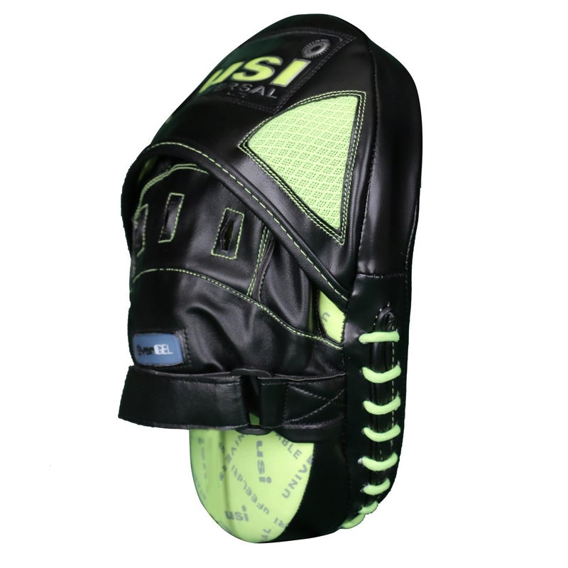USI UNIVERSAL Focus Pad, 627CRPU Neon Focus Pad Curved Padded for Boxing & Martial Arts Training Fitness Training Professional Punches Sparring Punching Focus Target Pads Men Women - Image 5