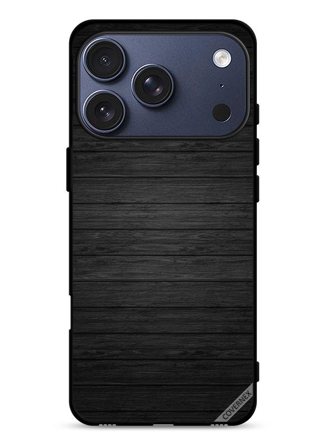 Covernex Apple iPhone 17 Pro Protective Case Cover Dark Wooden Pattern - Image 1