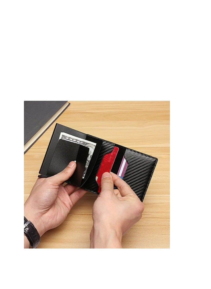 Generic Anti Rfid Credit Card Holder Smart Minimalist Wallet Pocket Men Women Slim Cardholder Bank Secure Creditcard Case Dropshipping  - Image 2