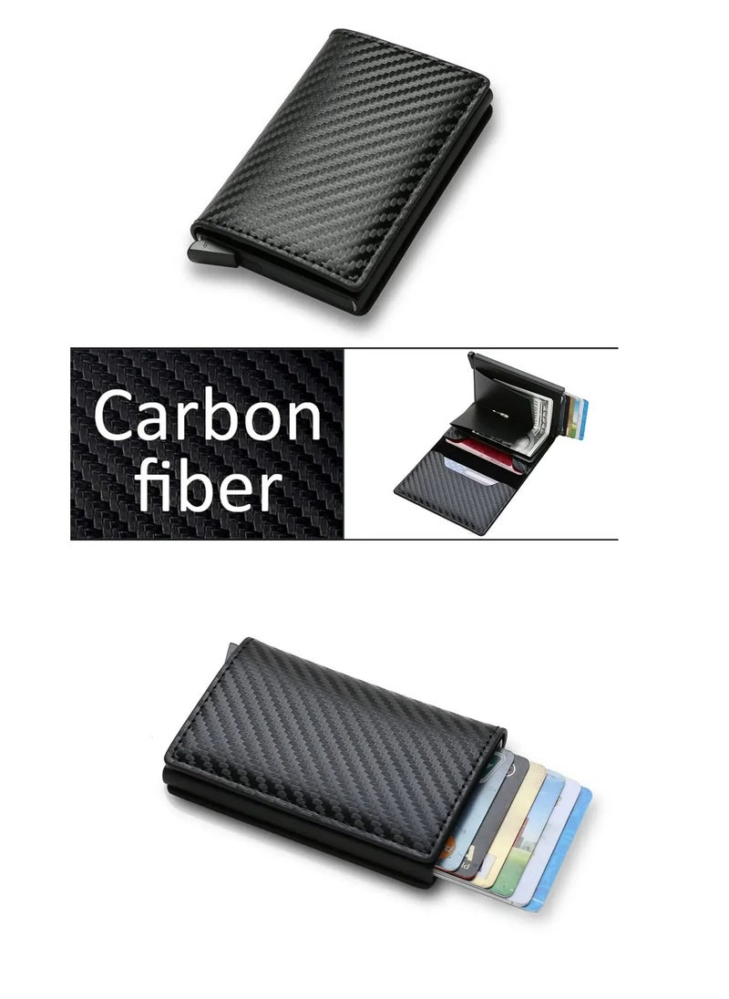 Generic Anti Rfid Credit Card Holder Smart Minimalist Wallet Pocket Men Women Slim Cardholder Bank Secure Creditcard Case Dropshipping  - Image 4