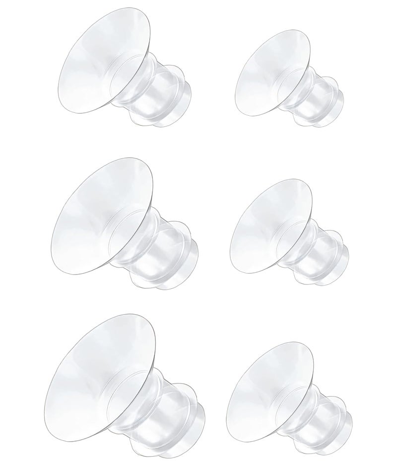 AGMITRAKA 6 Pcs flange insert for breast pump，spectra breast pump，Flange Insert for,Duckbill Valve Accessories, Flange Size for and, Essential for Nursing Mothers - Image 1