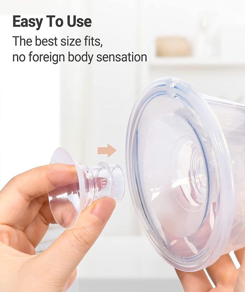 AGMITRAKA 6 Pcs flange insert for breast pump，spectra breast pump，Flange Insert for,Duckbill Valve Accessories, Flange Size for and, Essential for Nursing Mothers - Image 4